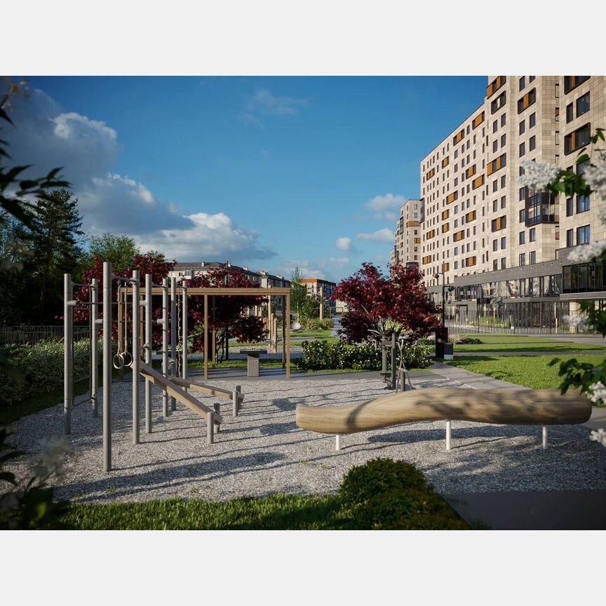 1-к. апартаменты, 15,4 м², 2/13 эт.