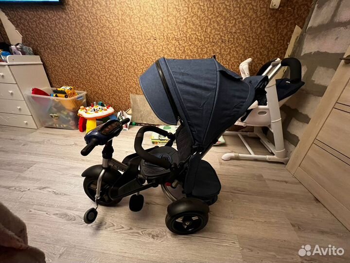 Детский велосипед с родительской ручкой