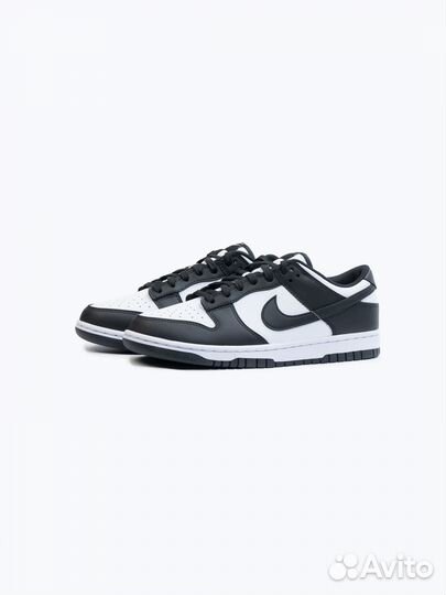 Кеды Nike Dunk «Low Retro» Black White - Panda