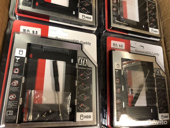 Оптибей Optibay SSD HDD 2.5 SATA 9.5 и 12.7 мм опт