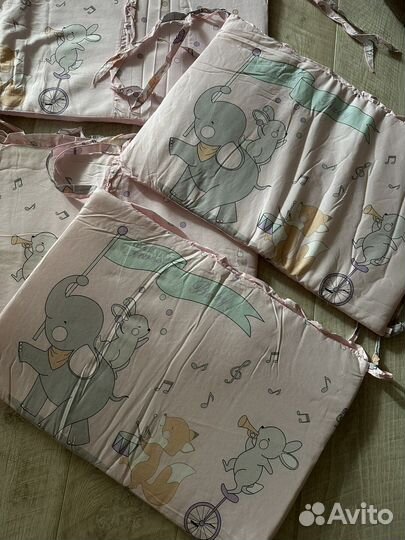 Комплект постельного белья в детскую кроватку