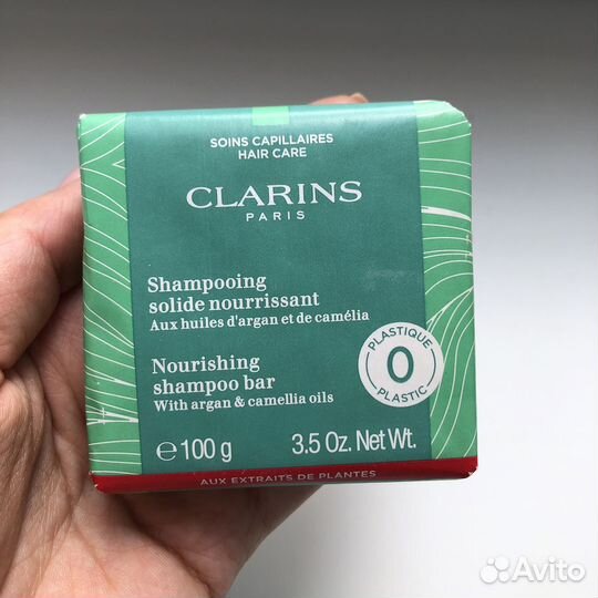 Твердый шампунь от бренда Clarins