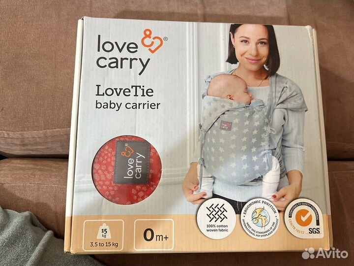Слинг Love & Carry Love Tie 0+ (Лав Тай)