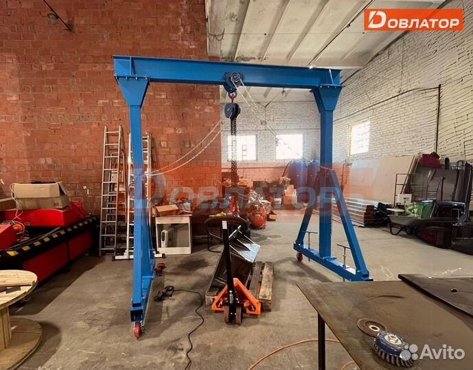 Козловой кран мпу усиленный 3т