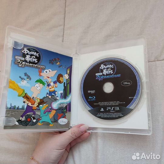 Диск ps3 Финес и Ферб Покорение 2-го измерения