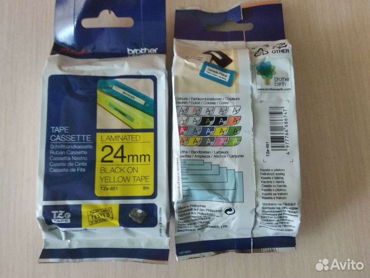 Картридж для принтера этикеток Brother TZe-651