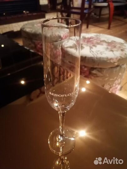 Бокалы для шампанского aeroflot