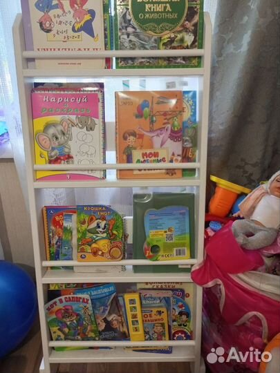 Детская полка для книг монтессори