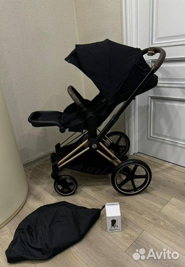 Cybex Priam 4 (2023) 2в1 Black, Rose Cold