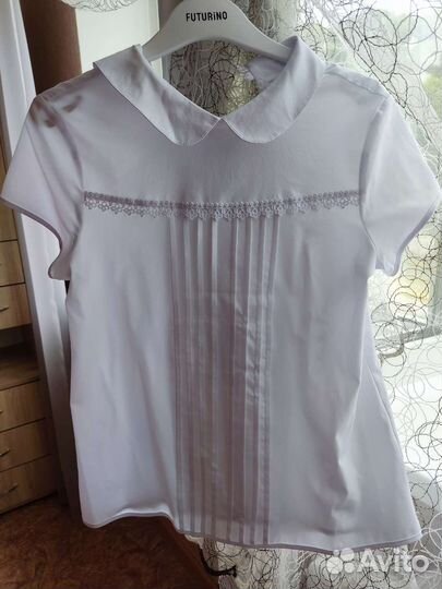 Блузка белая