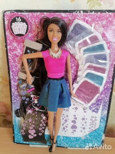 Барби Glitter Hair Barbie аа Mattel, 2014