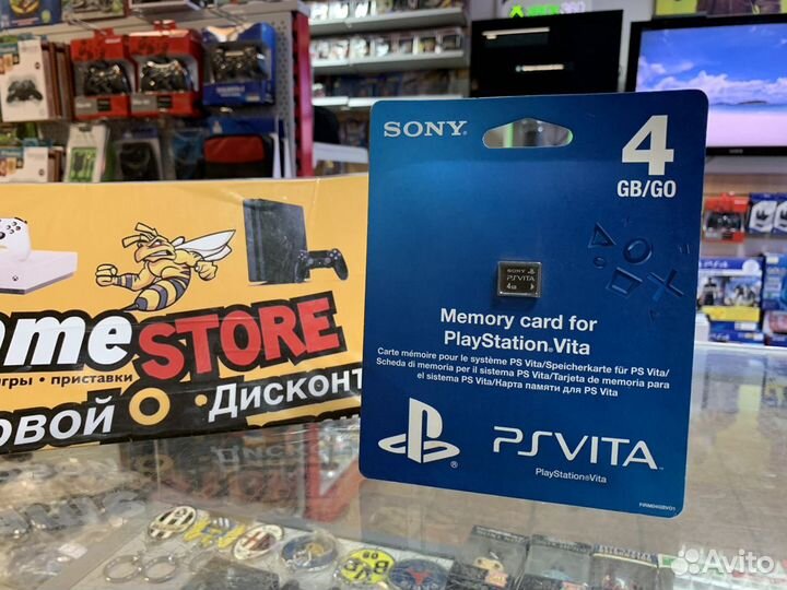 Карта памяти PS Vita 4GB