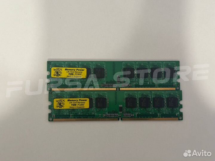 Оперативная память DDR2 512MB 1Gb 2Gb