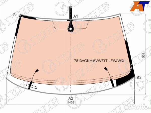 Стекло лобовое skoda yeti
