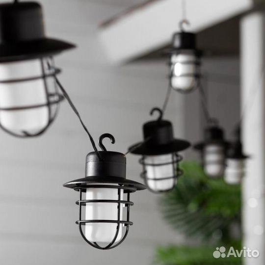 Гирлянда Uniel 'Нить' 1.8 м с насадками 'Фонарики'