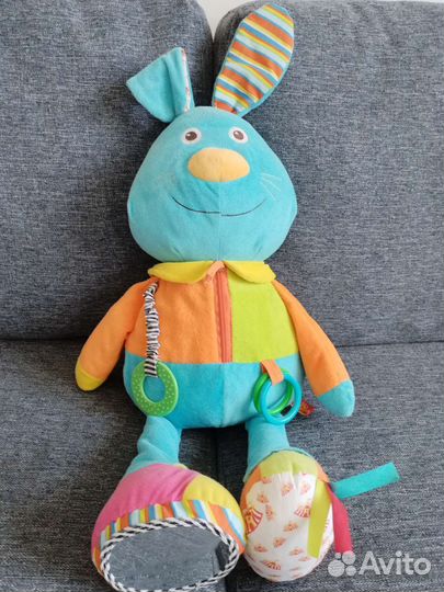 Мягкая развивающая игрушка Заяц