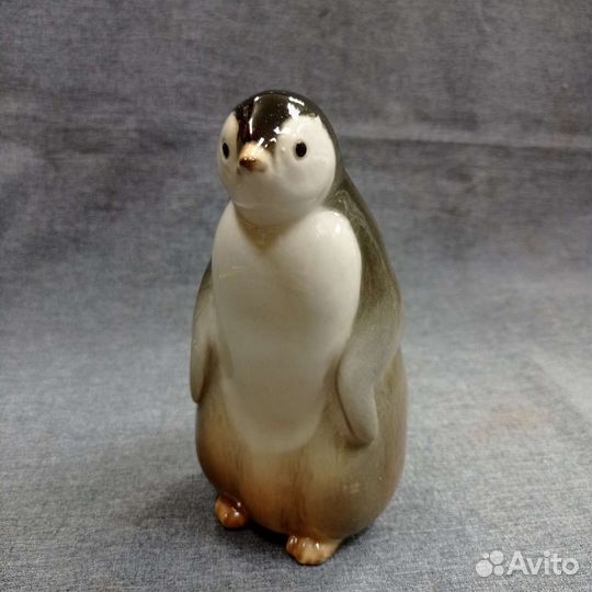 Фарфоровая статуэтка Пингвин лфз СССР (сзр)