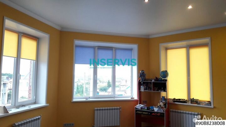 Римские шторы на пластиковые окна