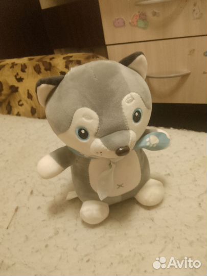 Игрушка собака мягкая хаски