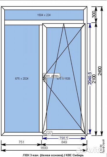 Балконная группа/окна/двери