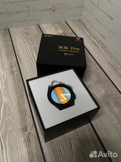 Круглые Smart Watch X5 PRO + гарантия