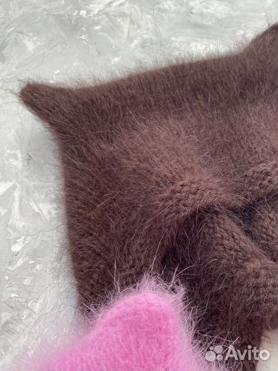 Котошапка чепчик с рожками