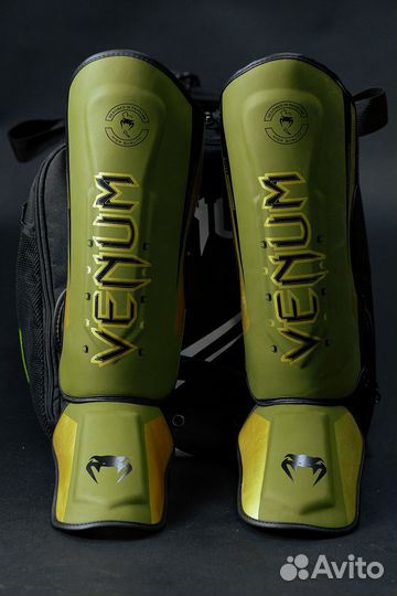 Защита ног (голени и стопы) Venum Green