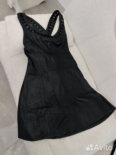 Сарафан кожаный Франция