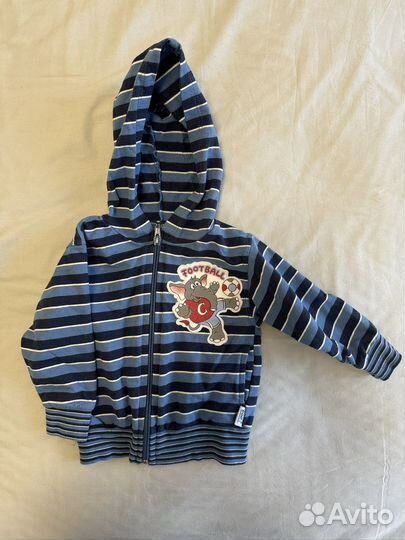 Кофта на молнии для мальчика 68-74