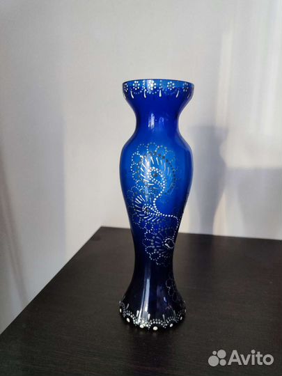 Ваза для цветов СССР стекло