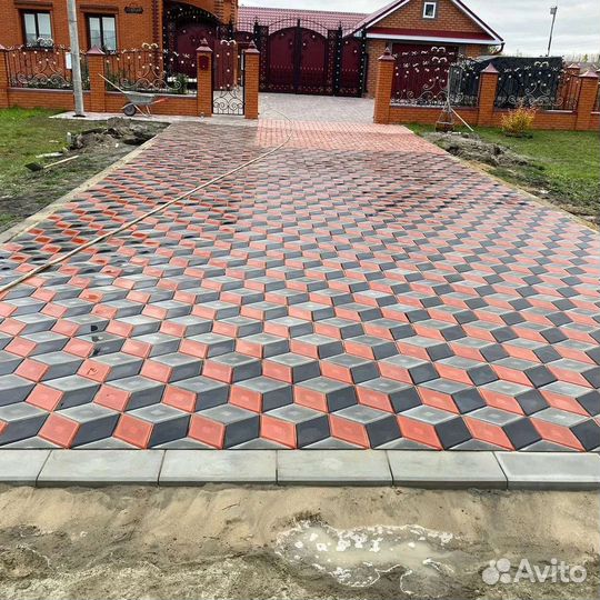 Укладка брусчатки