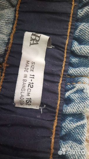 Джинсы zara для девочки 152