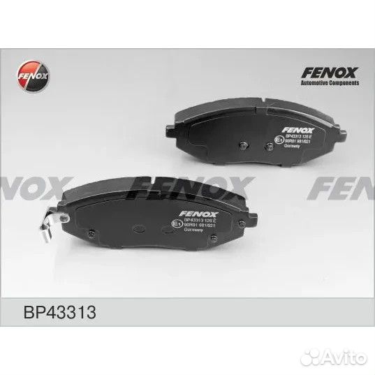 Колодки тормозные дисковые Fenox BP43313
