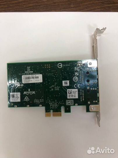 Сетевая карта Dell Broadcom 5720 2x1G RJ45 PCI-E N