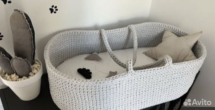 Люлька колыбель вязанная