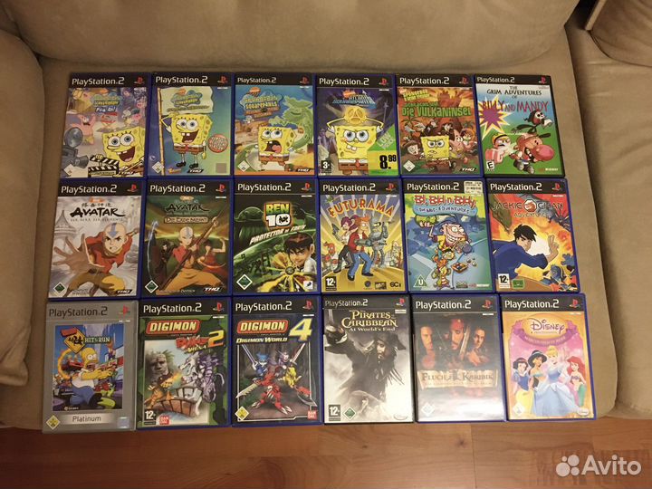 Игровые диски на ps2