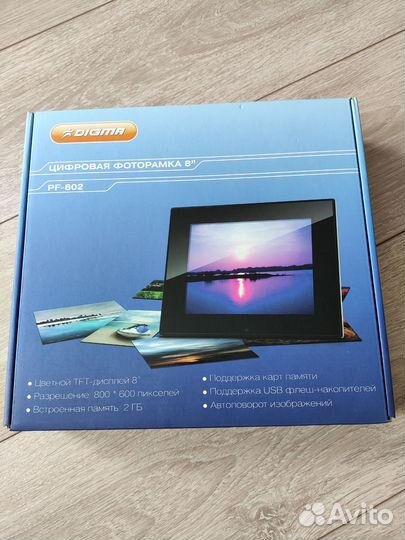 Фоторамка цифровая Digma PF-802