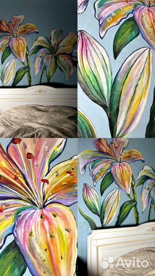 Роспись стен бесплатно, картины на заказ