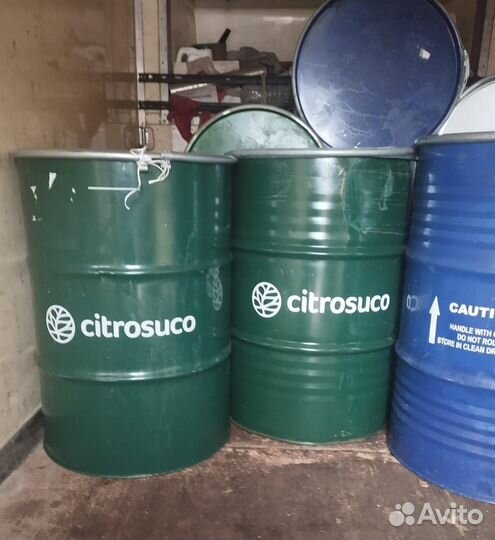 Бочки металлические 200 л пищевые