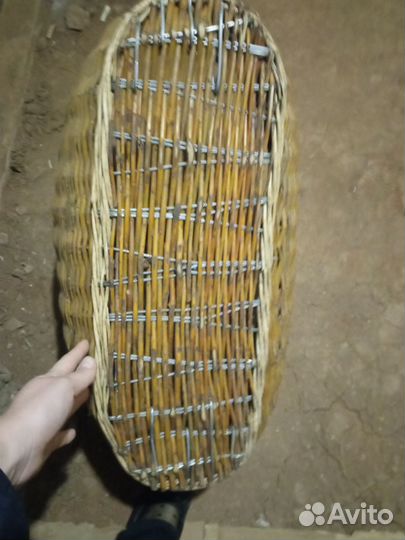 Корзина плетеная бу