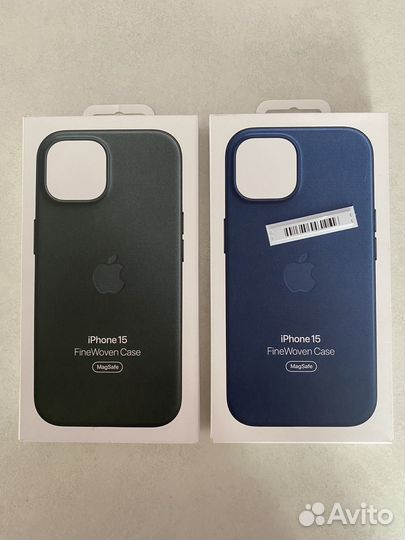 Чехол iPhone 15 FineWoven (оригинал)