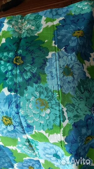 Отрез ткани лен СССР