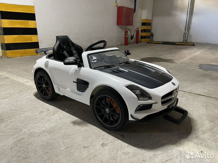 Электромобиль mercedes amg sls, детский, мерседес