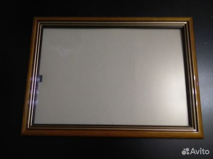 Багетная рамка со стеклом 21х30 см, дерево цен.пор