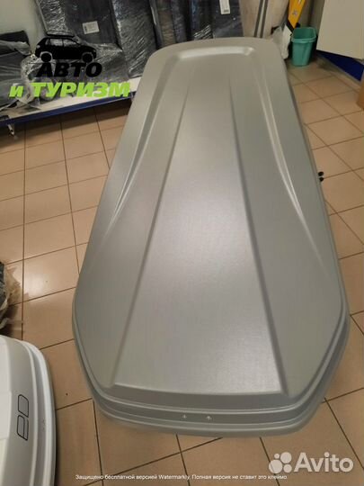 Бокс-багажник на крышу Active M серый