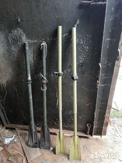 Весла алюминиевые (2шт),деревянные (2 шт)