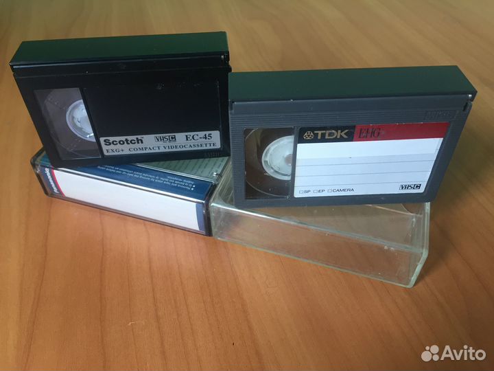 Кассеты VHS-C 12 mm Panasonic EC45, TDK TC30 Japan