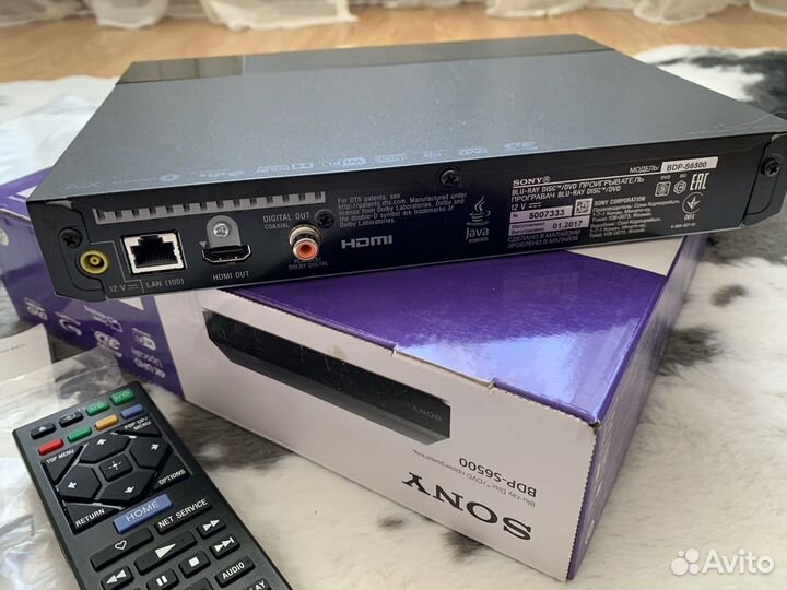 Blu-ray плеер sony BDP-S6500