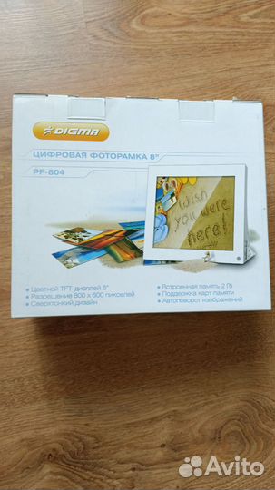 Электронная фоторамка Digma pf-804