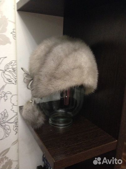 Шуба мутоновая и шапка норковая